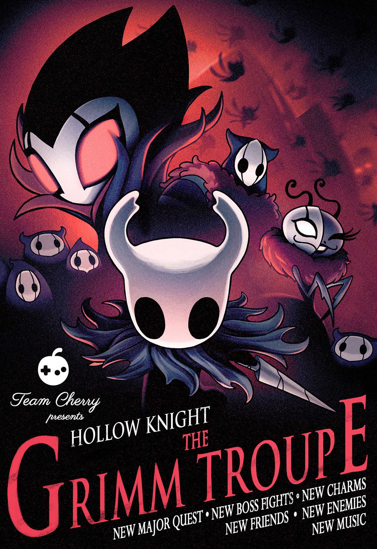 Hollow Knight fecha The Grimm Troupe, su segunda expansión gratuita