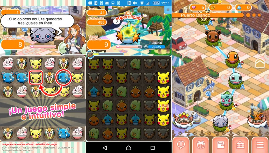 Pokémon Shuffle Mobile iOS