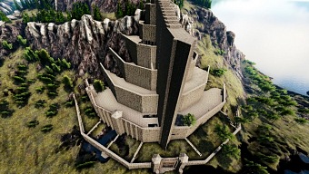 Un fan ha construído Minas Tirith en Ark: Survival Evolved