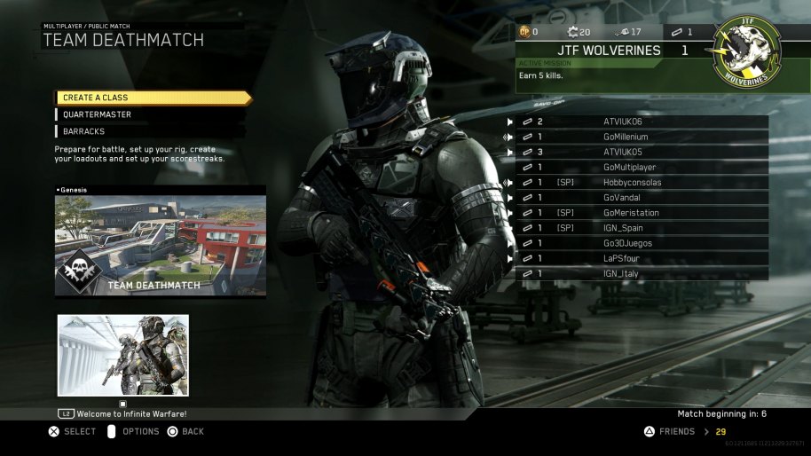 Call of Duty Infinite Warfare PS4
