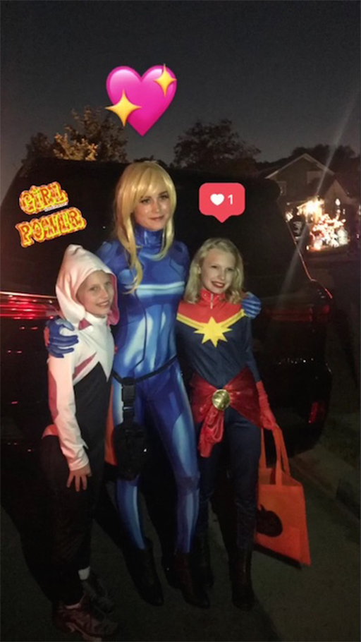 Así lucía Brie Larson como Samus Zero en Halloween