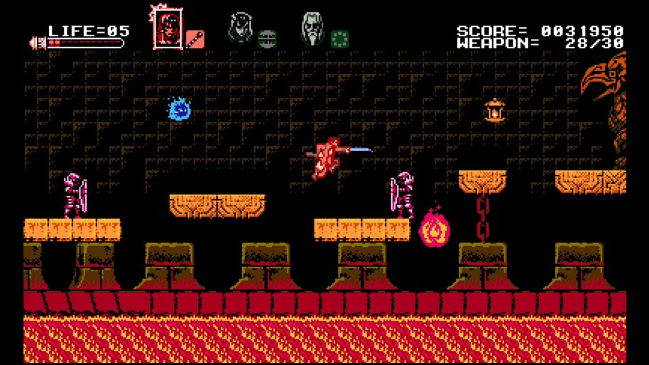 Bloodstained Curse of the Moon análisis