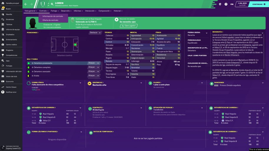 Football Manager 2020 análisis