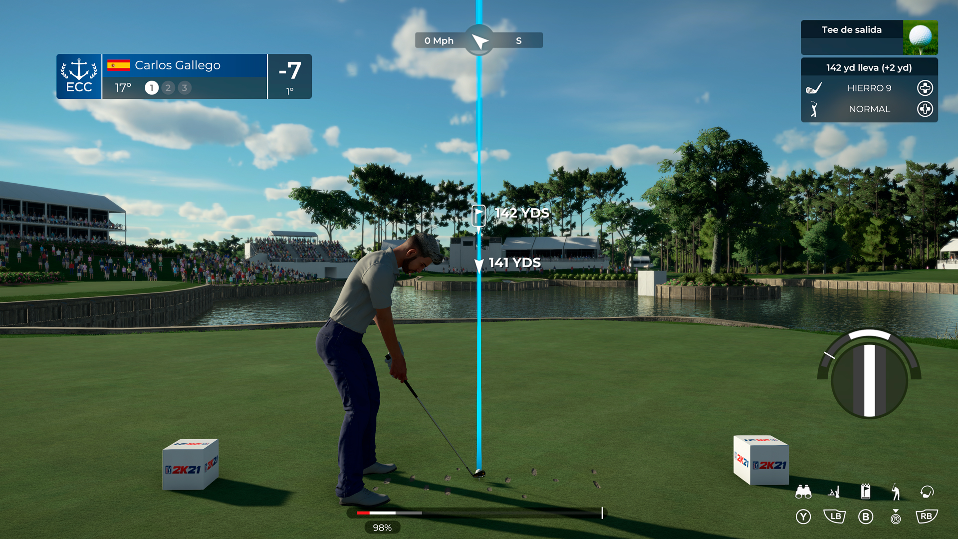 2K Sports busca el hoyo en uno con su simulador de golf PGA Tour 2K21 PC