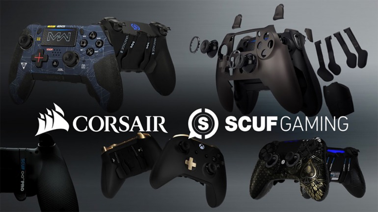 Corsair saca la billetera para hacerse con los mandos Scuf Corsair saca la billetera para hacerse con los mandos Scuf