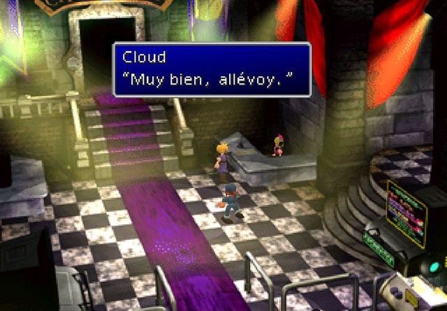 El mítico “allévoy”. Sobran las palabras.