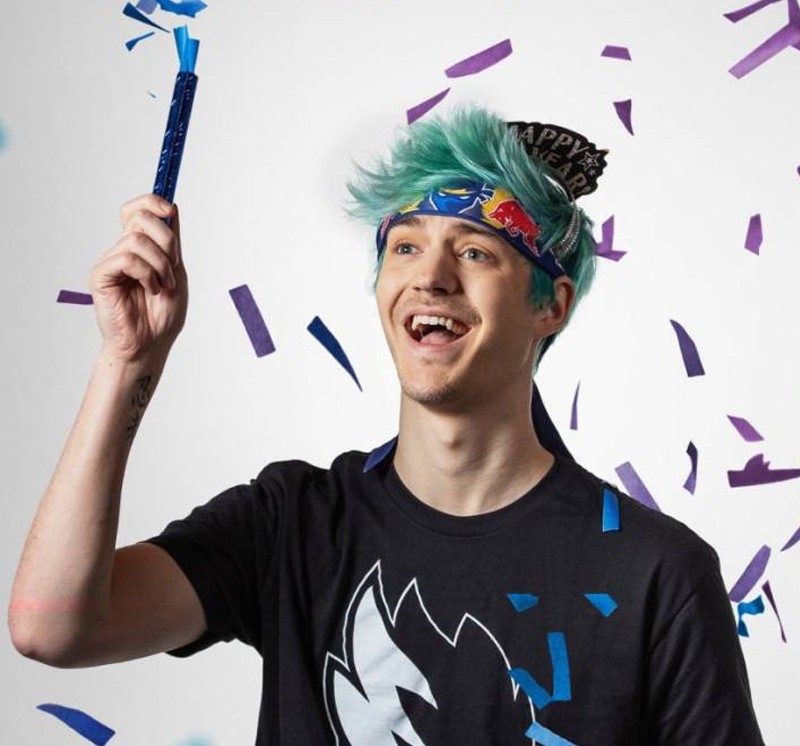 Ninja, uno de los streamers de moda, y que ha hecho su fortuna y popularidad entre Fortnite y Apex Legends.