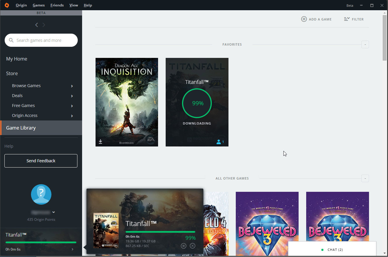 EA trabaja en un rediseño visual de su plataforma Origin