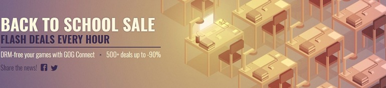 ¡Rebajas! GOG celebra la "Vuelta al Cole" con abundantes descuentos ¡Rebajas! GOG celebra la "Vuelta al Cole" con abundantes descuentos