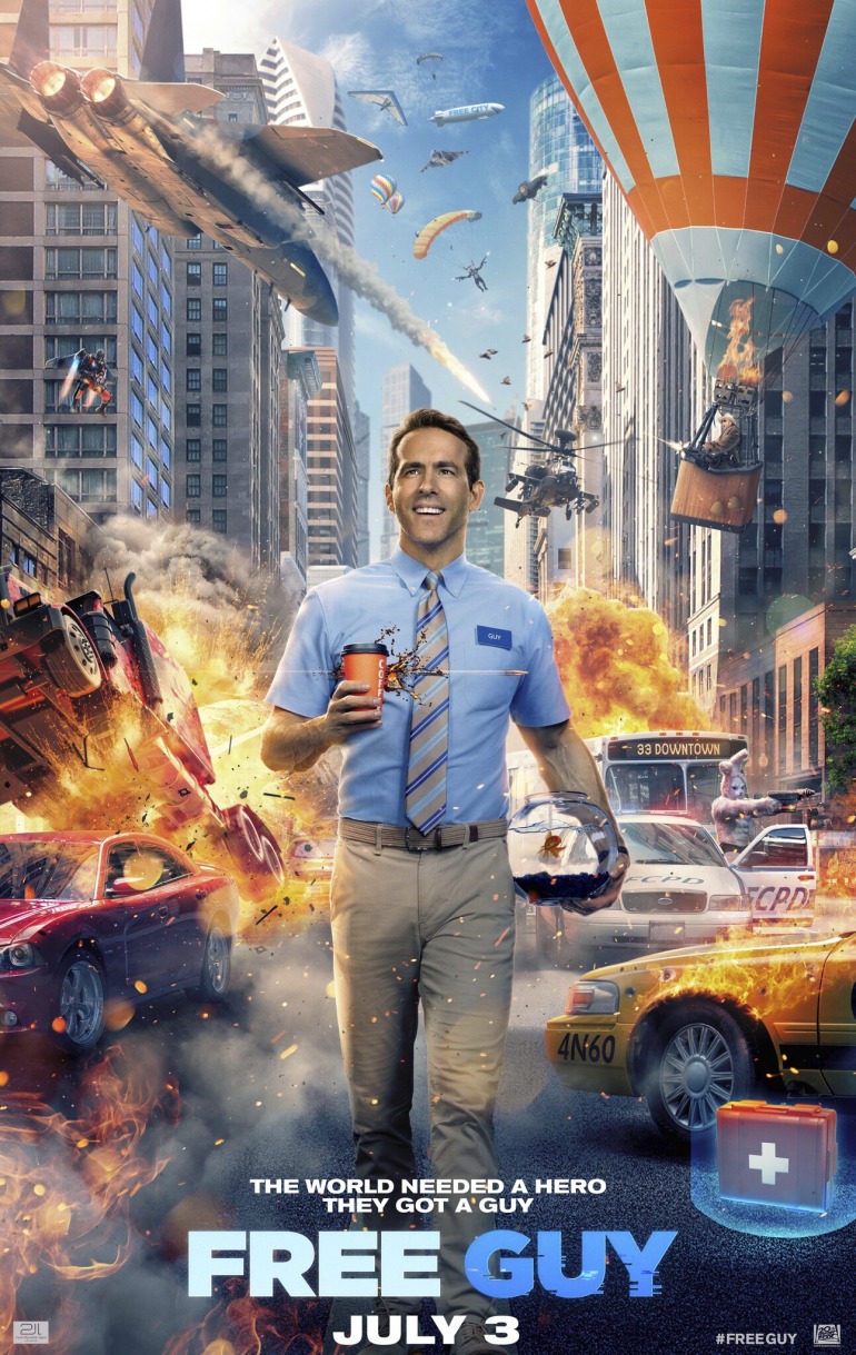 Ya hay tráiler de Free Guy, la película que convierte a Ryan Reynolds en un NPC de un juego tipo GTA Ya hay tráiler de Free Guy, la película que convierte a Ryan Reynolds en un NPC de un juego tipo GTA