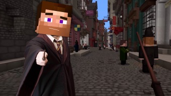 Ya puedes jugar a Harry Potter RPG en Minecraft, un increíble mod cargado de detalles