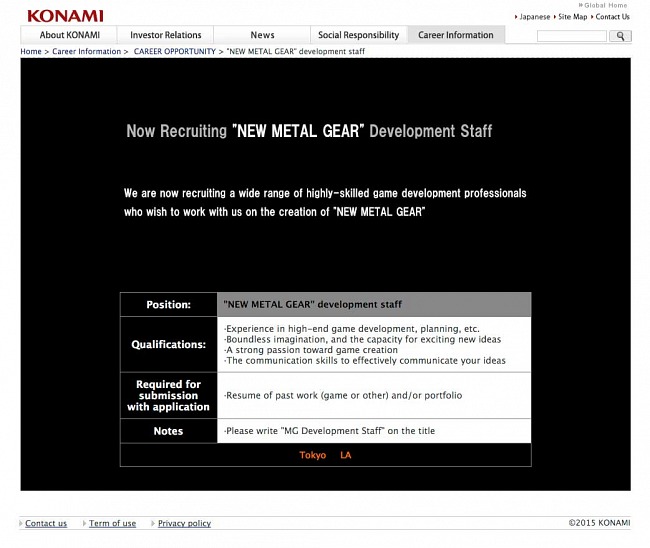 Metal Gear Solid V: The Phantom Pain Metal Gear Solid V: The Phantom Pain
