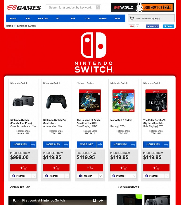 Imagen de Nintendo Switch Imagen de Nintendo Switch